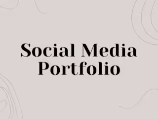 Social Media Portfolio
