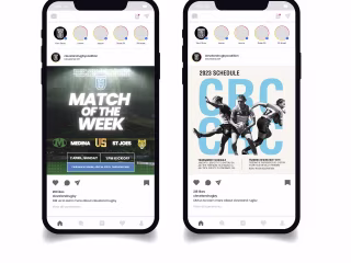 Graphic Design / Social Media - Cleveland Rugby Coalition 