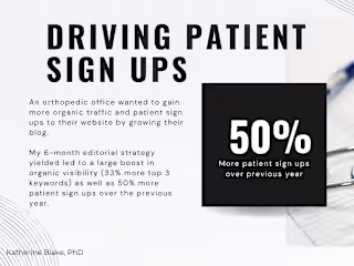 Driving Patient Sign-Ups (SEO for Conversion)