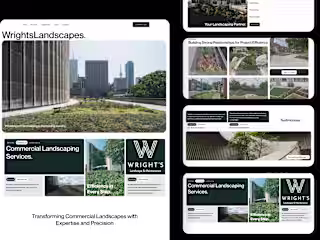 Wrights Landscape | Webflow Website Redesign