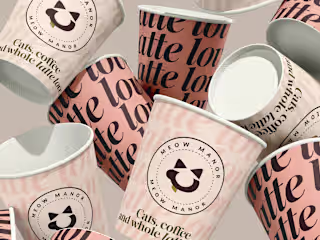 Meow Manor Cat Cafe - Visual Identity