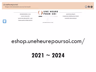 "Une Heure Pour Soi" - French cosmetics e-commerce website