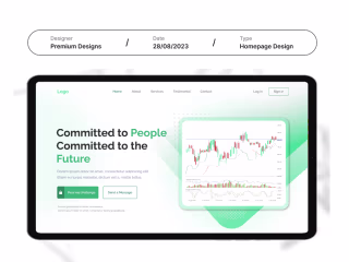 Landing page design in Figma & Webflow Development