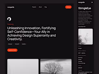 Morganite - Framer Portfolio Template