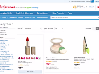 Walgreens: Product List by Category