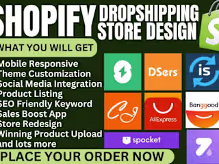Shopify Dropshipping Store Design