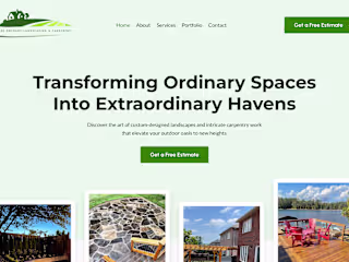 Website for a Landscaping Company