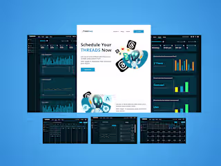Thriend.io UI/UX Design for SAAS