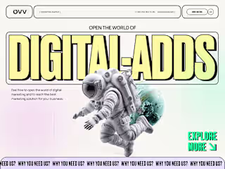 Marketing Agency Website 💛