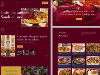 Maiz Restuarant - Web design
