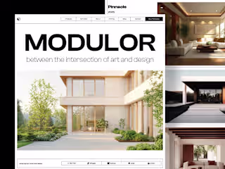 Modulor - Architecture Themed Webflow Template 