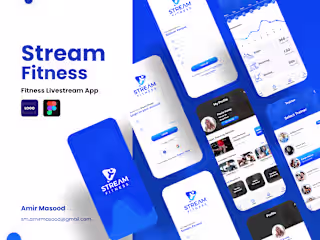 Stream Fitness - App Design