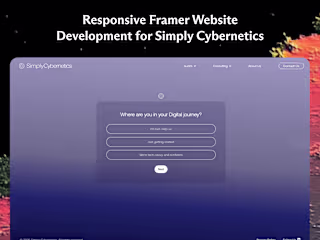 Responsive Website Development for Simply Cybernetics