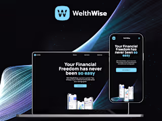 A Fintech App Landing Page in Framer