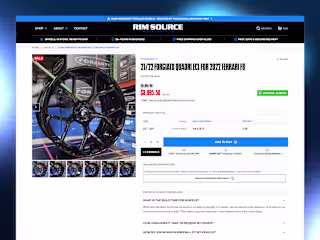 Rim Source - Product Page UX & CRO.