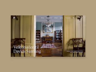 David Samling - Experience Website w/GSAP