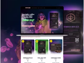 A Caffeinated Horror Tale of Coffee Rebranding & Website Design