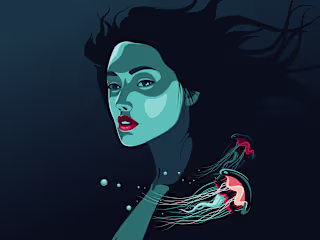 Gelata Pisci - NFT Art, daily vectors