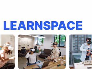 Learnspace: framer website for VR learning platform [concept]