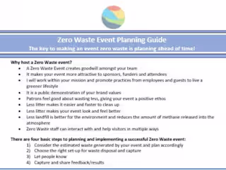 Zero Waste Event Guide