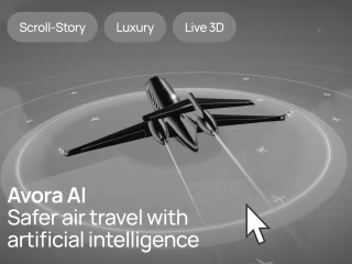 Avora AI - Webflow x Spline Concept