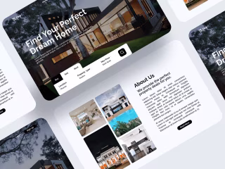 Dream Home - Real Estate Landing Page Design