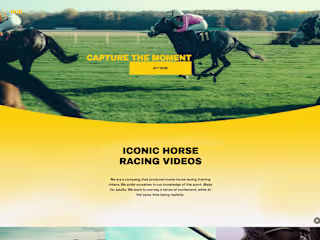 Project Overview: Horse Racing Media Company Website