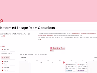 Mastermind Escape Room Operations