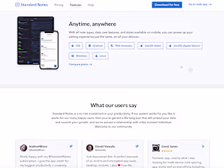Pixel-perfect, responsive redesign of the Standard Notes website