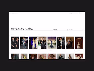Zendaya Lookbook Website