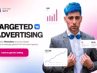 Landing Page for an online course