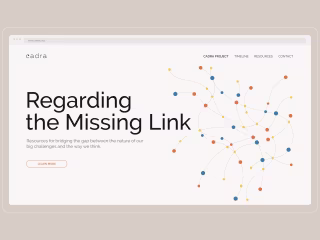 The CADRA Project: Web Design / UI-UX / Brand Identity
