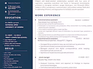 Resume design 