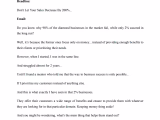 Sales Email