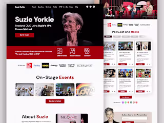 Susie Yorkie´s Website Redesign: Modern UI & Usability