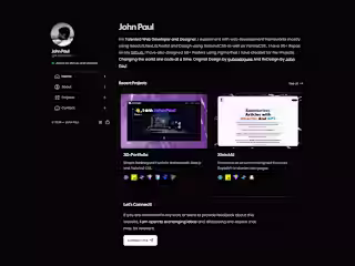 GitHub - RJohnPaul/Current_Portfolio: My Portfolio.