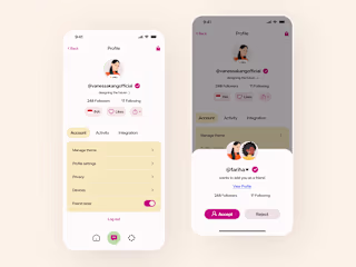 Profile & Connection Screen
