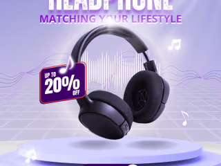 Headphone Ads Design