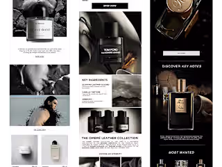 Email & Newsletter Design | Perfume Brands