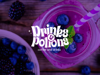 Drinks and Potions - Branding Cafe