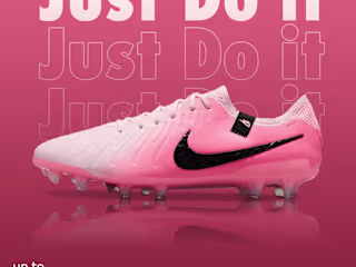 Design a poster for the branch of the American company - NIKE - 