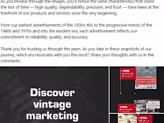 LinkedIn Post: Ads Through the Years