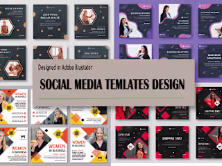 I will design social media templates