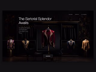 Tailor shop concept |  Ecom Website 