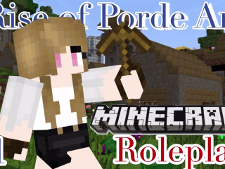 Rise of Porde Ar ep.1 "Welcome to the village!" Minecraft Survi…