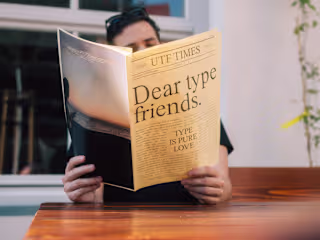 UTF Times – Campaign & Typeface