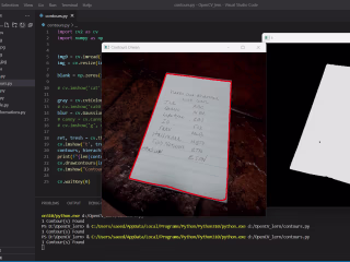CamScanner/AdobeScan Clone using Python
