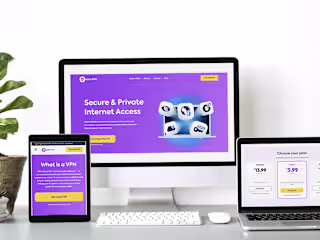 Hello VPN Website| Figma to WordPress