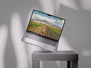 Agriculture Landing Page Design