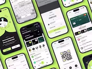 Identity, Mobile App and Website design for a Fintech Brand